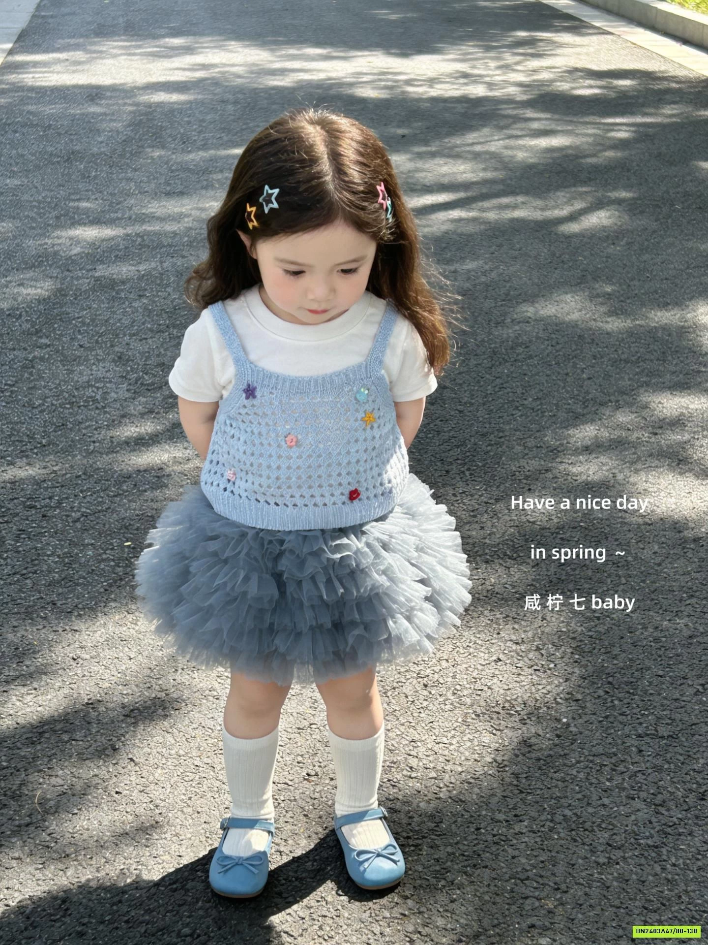 SÉT VÁY TUTU XANH 3 CHI TIẾT TBABY