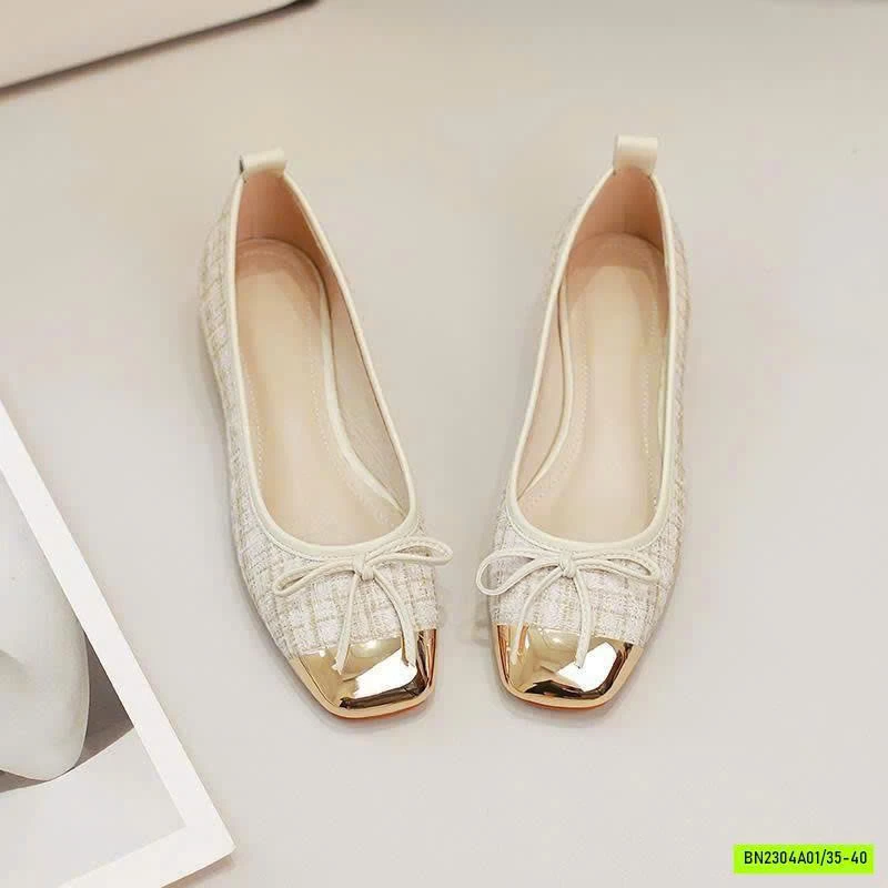 GIÀY BỆT TWEED SANG CHẢNH