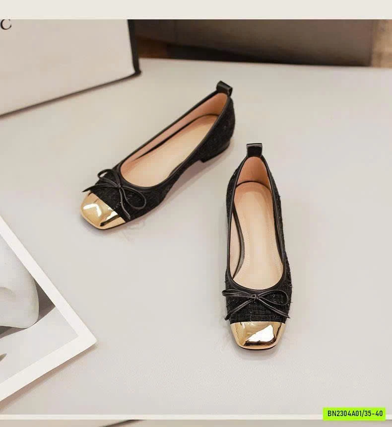 GIÀY BỆT TWEED SANG CHẢNH