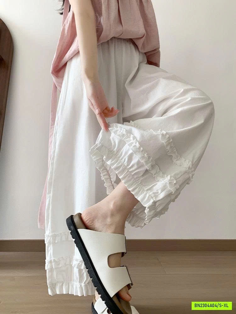 QUẦN BÍ ỐNG RỘNG VIỀN BÈO