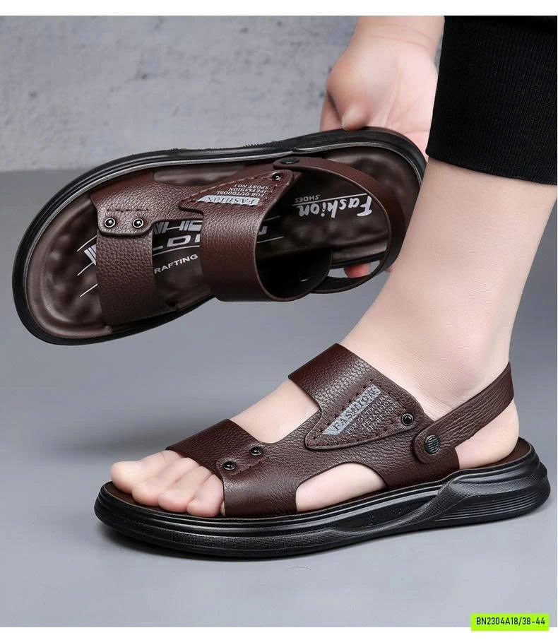 SANDAL DA BÒ CAO CẤP NAM
