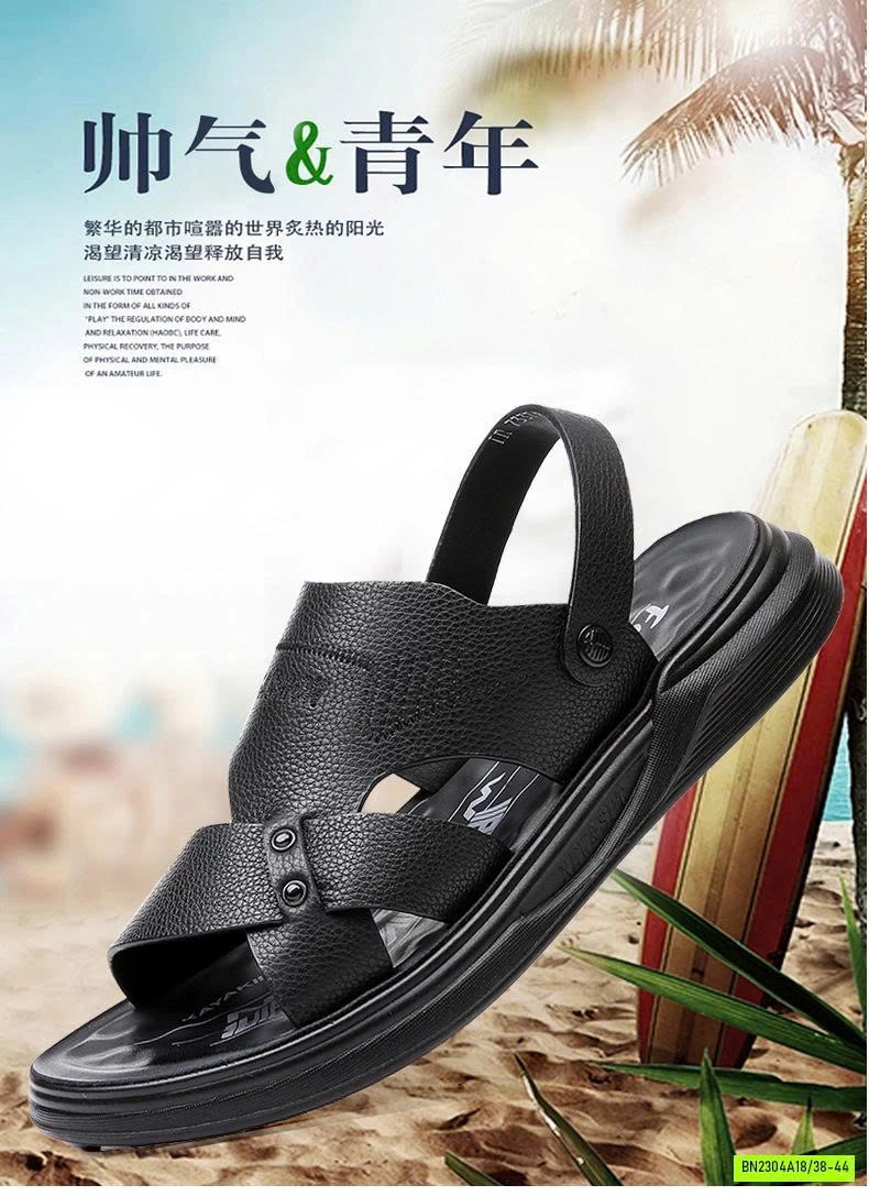 SANDAL DA BÒ CAO CẤP NAM