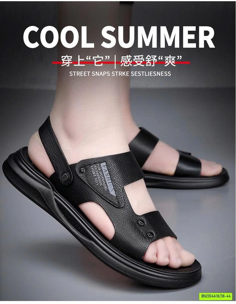 SANDAL DA BÒ CAO CẤP NAM