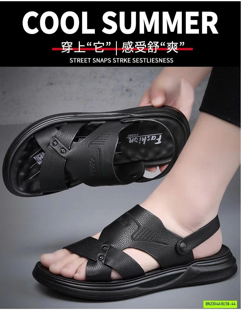 SANDAL DA BÒ CAO CẤP NAM