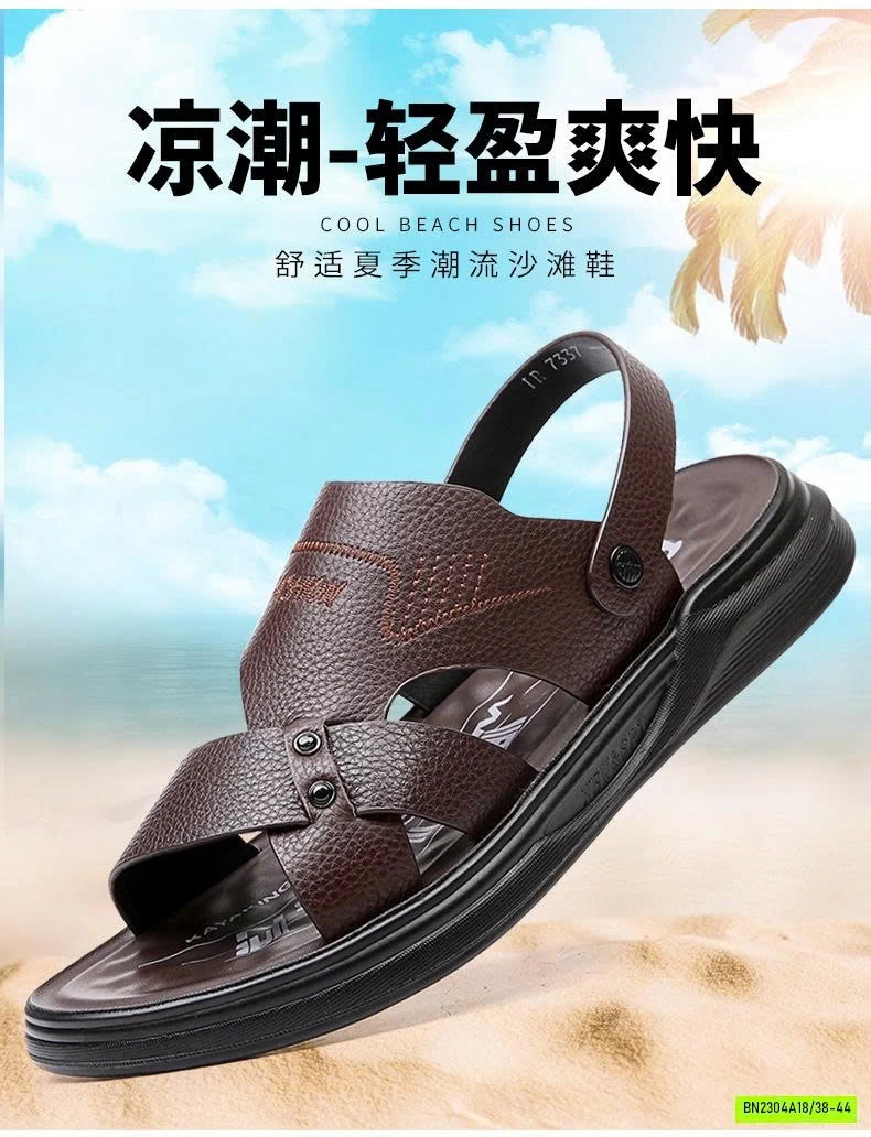 SANDAL DA BÒ CAO CẤP NAM