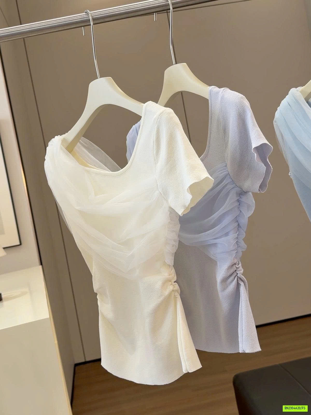 ÁO THUN RÚT EO PHỐI VOAN TIỂU THƯ ANNA