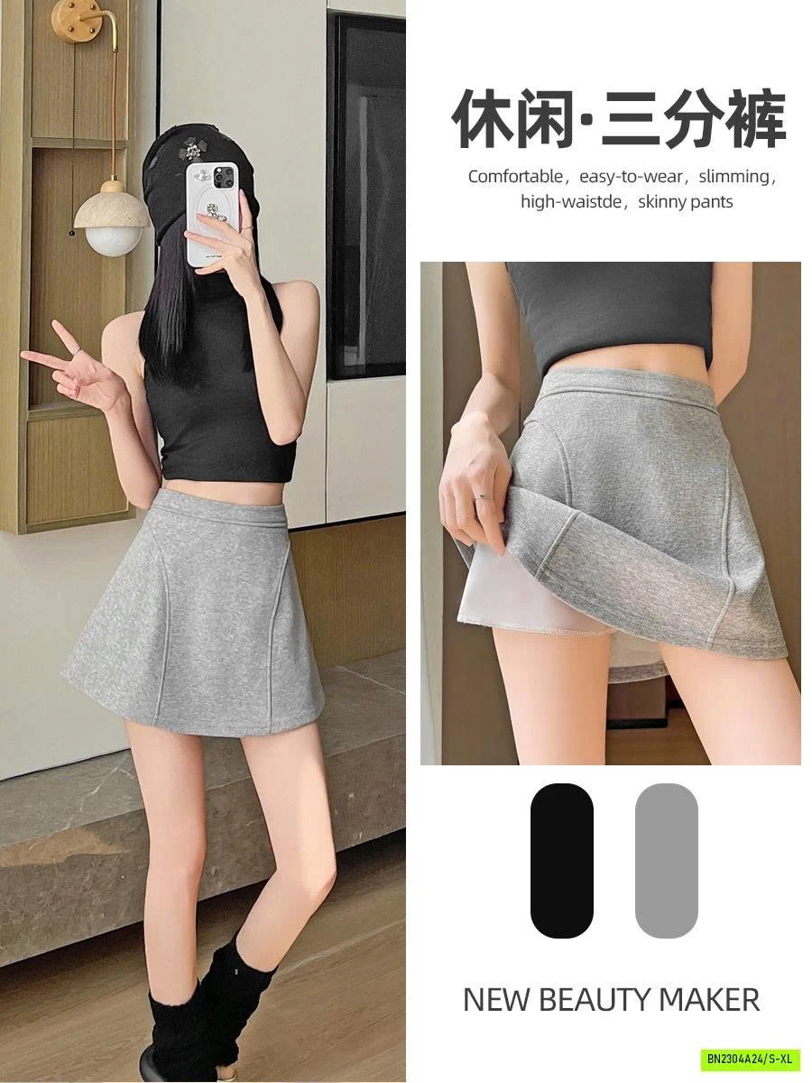 CHÂN VÁY COTTON CHỮ A