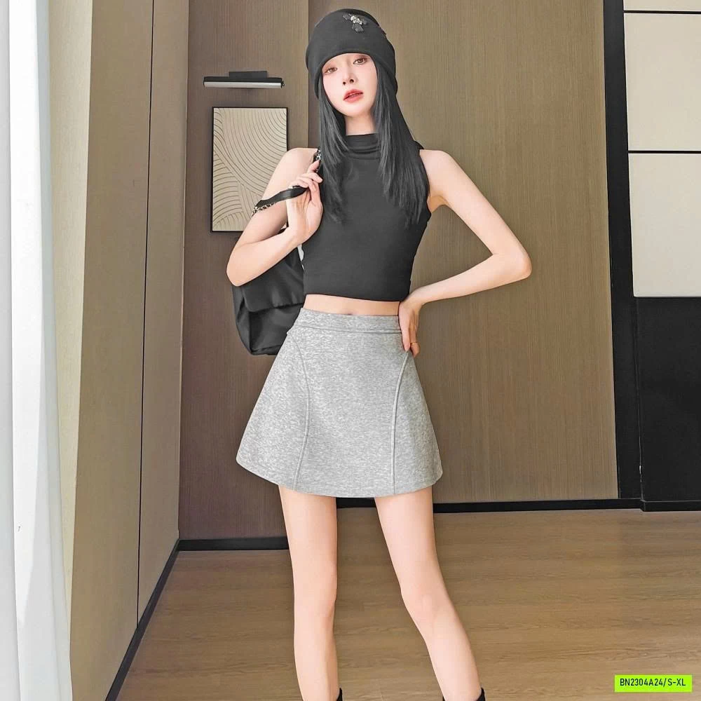 CHÂN VÁY COTTON CHỮ A