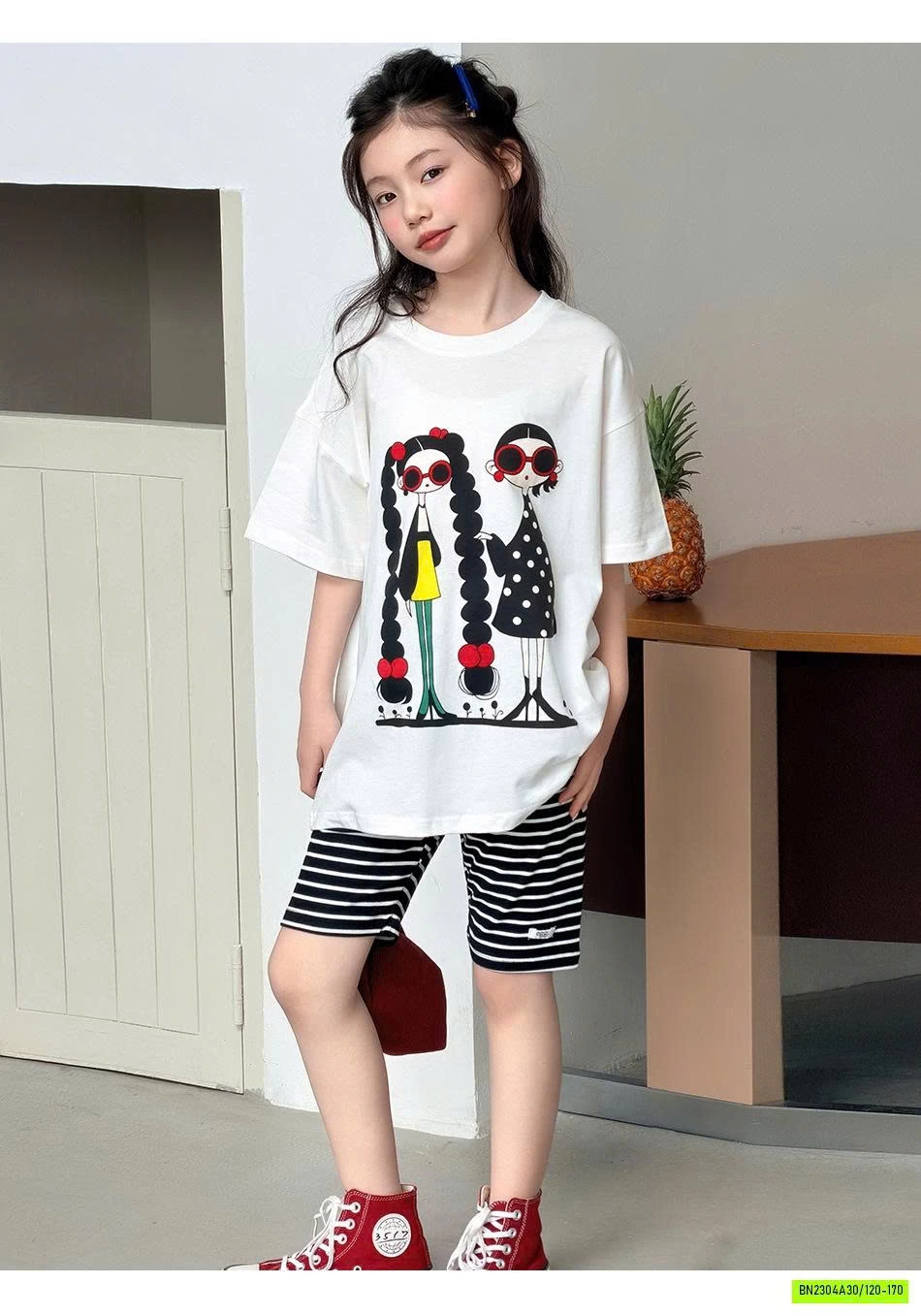 SÉT ÁO CÔ GÁI MIX LEGGING KẺ SZ ĐẠI