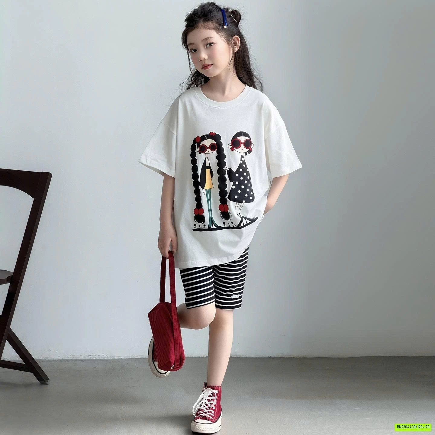 SÉT ÁO CÔ GÁI MIX LEGGING KẺ SZ ĐẠI