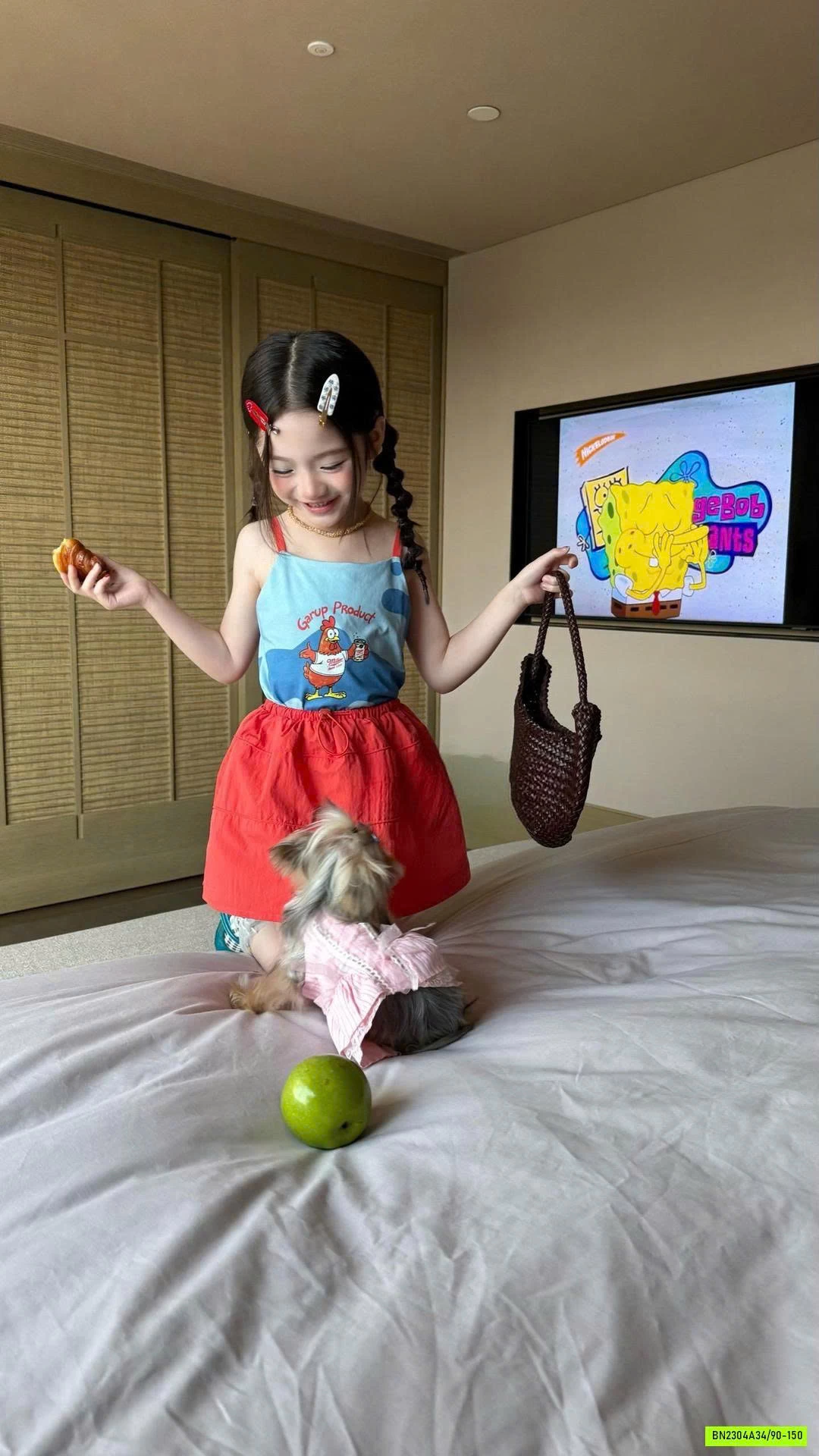 ÁO 2 DÂY GÀ CON MIX CV GIÓ