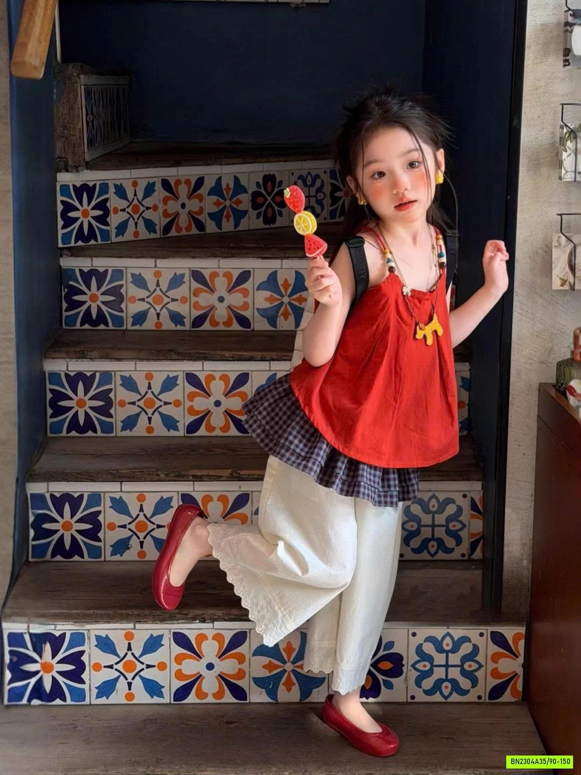 ÁO 2 DÂY MIX QUẦN SUÔNG BABYDOLL