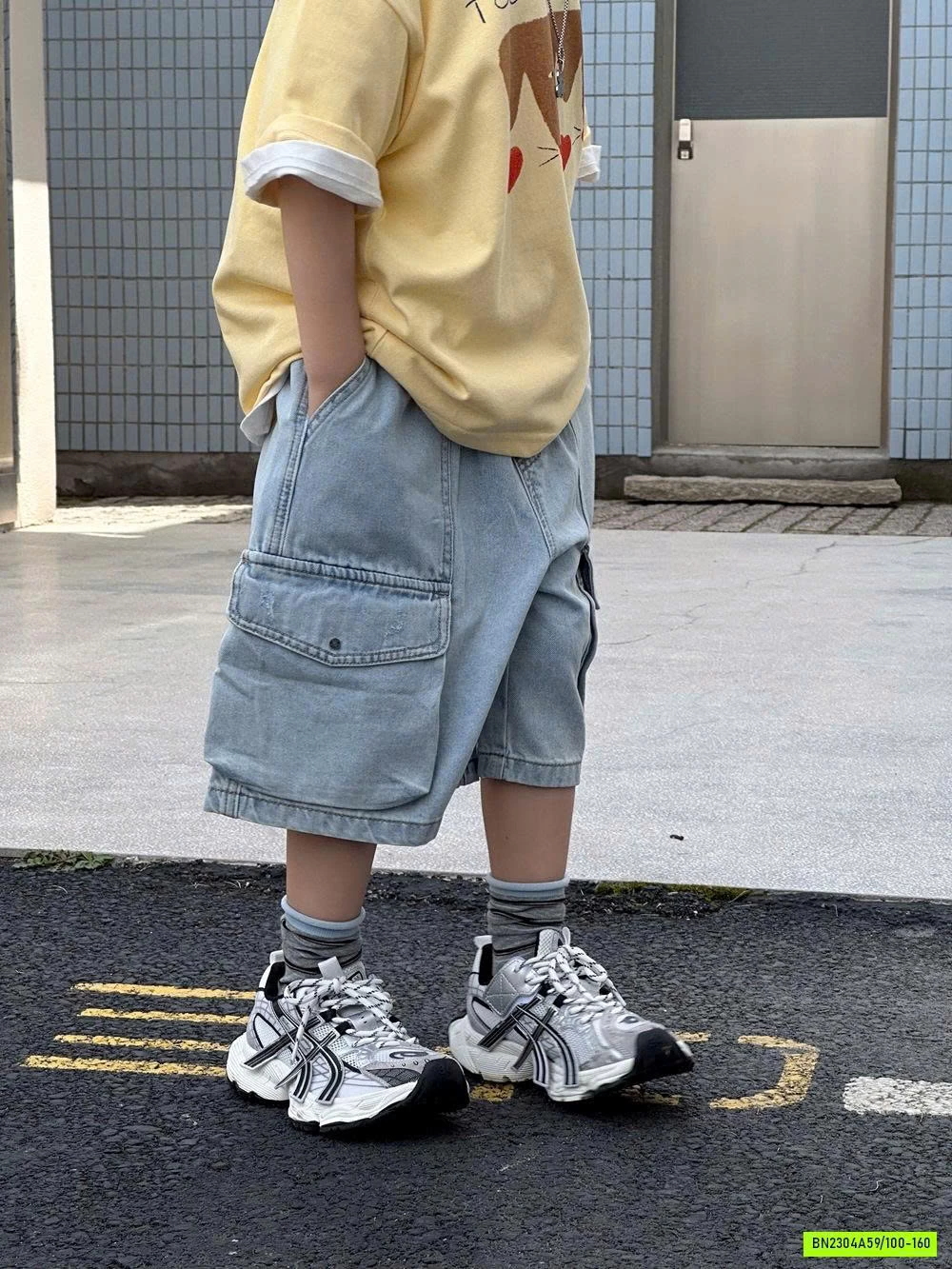 SHORT JEANS TÚI HỘP AFTE