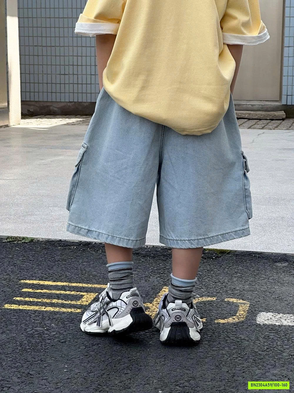 SHORT JEANS TÚI HỘP AFTE