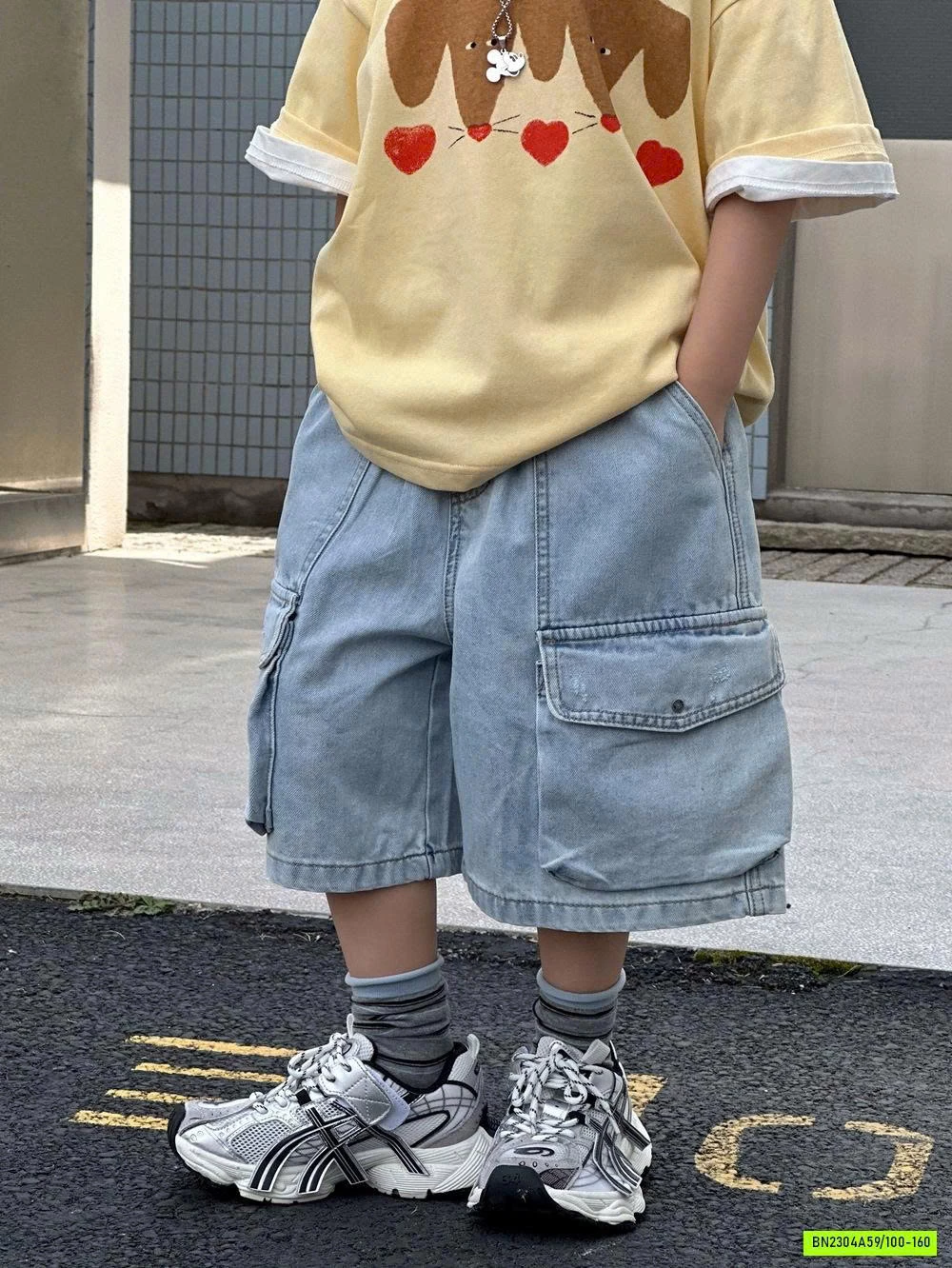 SHORT JEANS TÚI HỘP AFTE