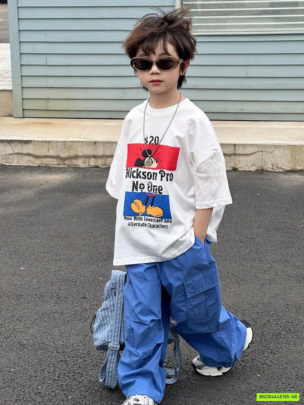 SÉT ÁO MICKEY MIX QUẦN GIÓ COBAN AFTE