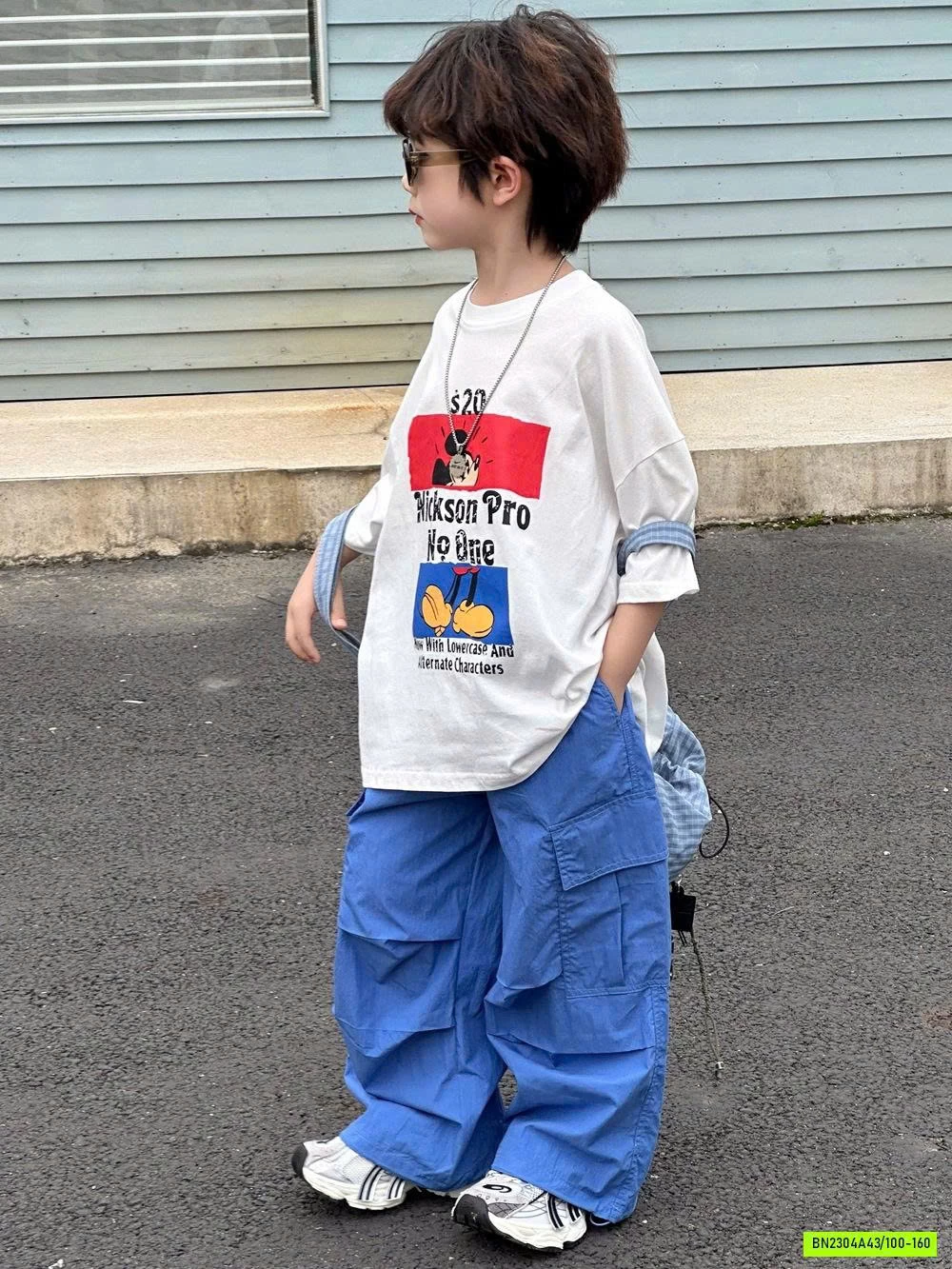 SÉT ÁO MICKEY MIX QUẦN GIÓ COBAN AFTE