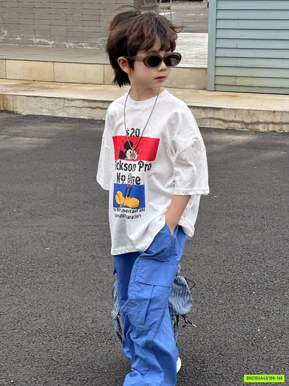 SÉT ÁO MICKEY MIX QUẦN GIÓ COBAN AFTE