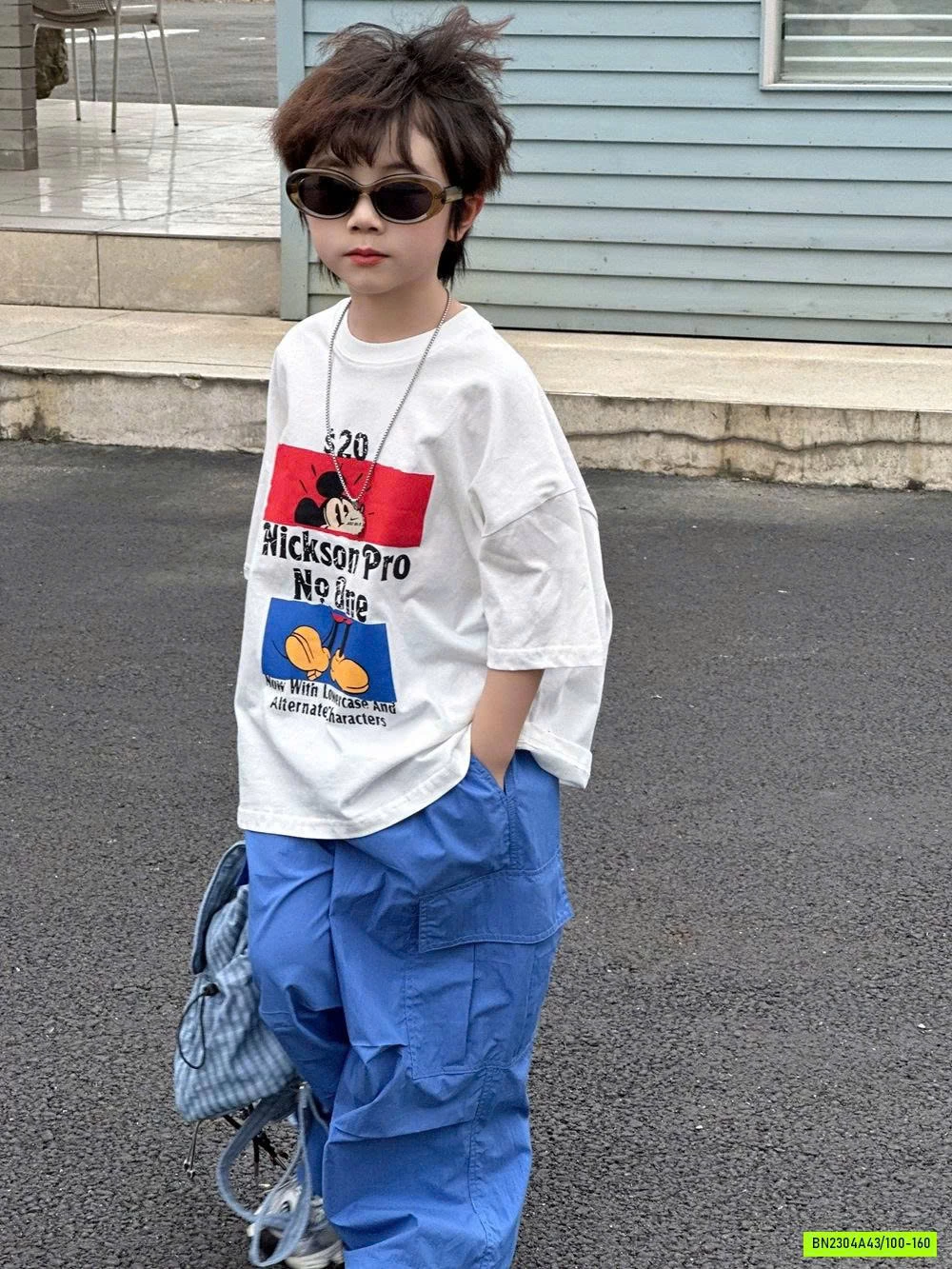 SÉT ÁO MICKEY MIX QUẦN GIÓ COBAN AFTE