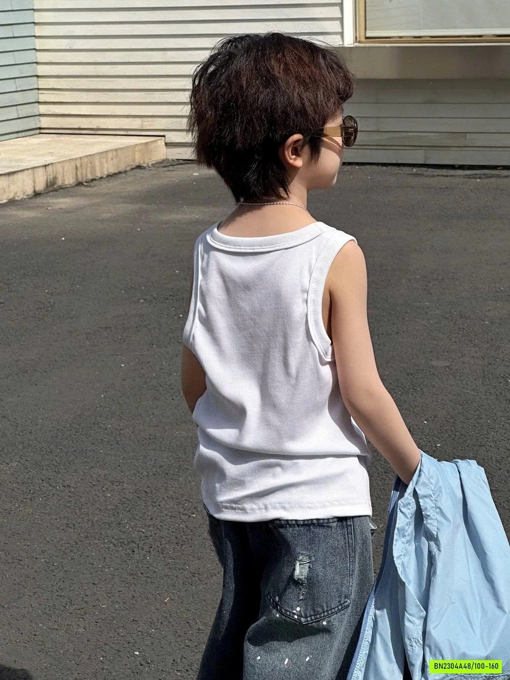 ÁO 3 LỖ TRẮNG BASIC AFTE