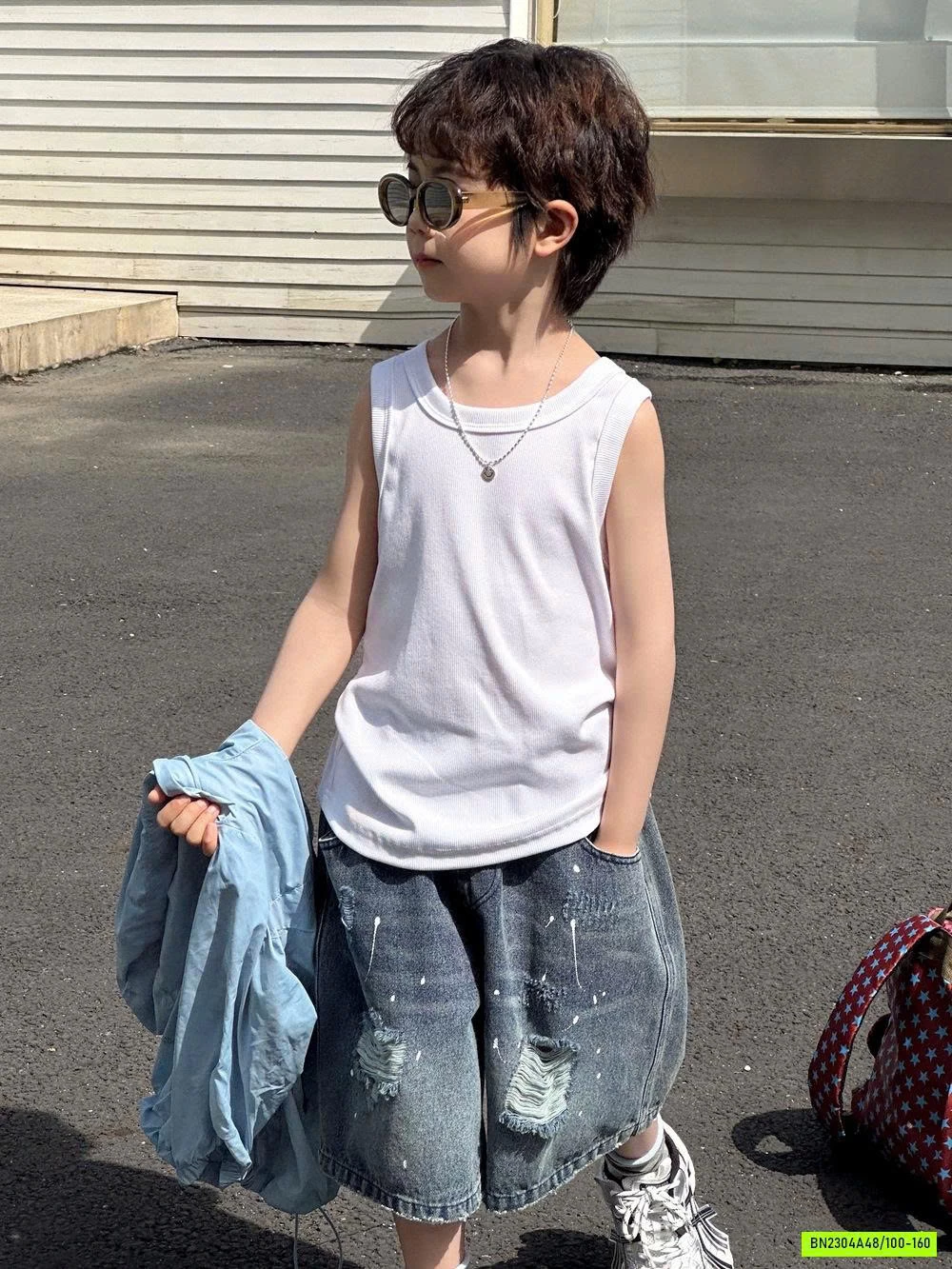 ÁO 3 LỖ TRẮNG BASIC AFTE