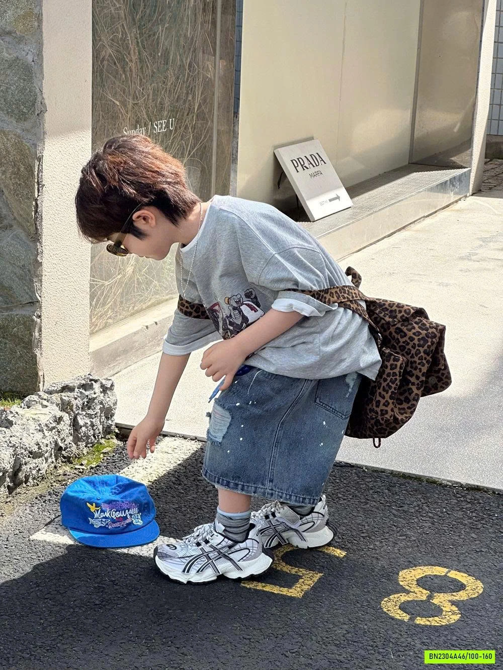 ÁO THUN POPEYE MIX SHORT RÁCH GỐI AFTE