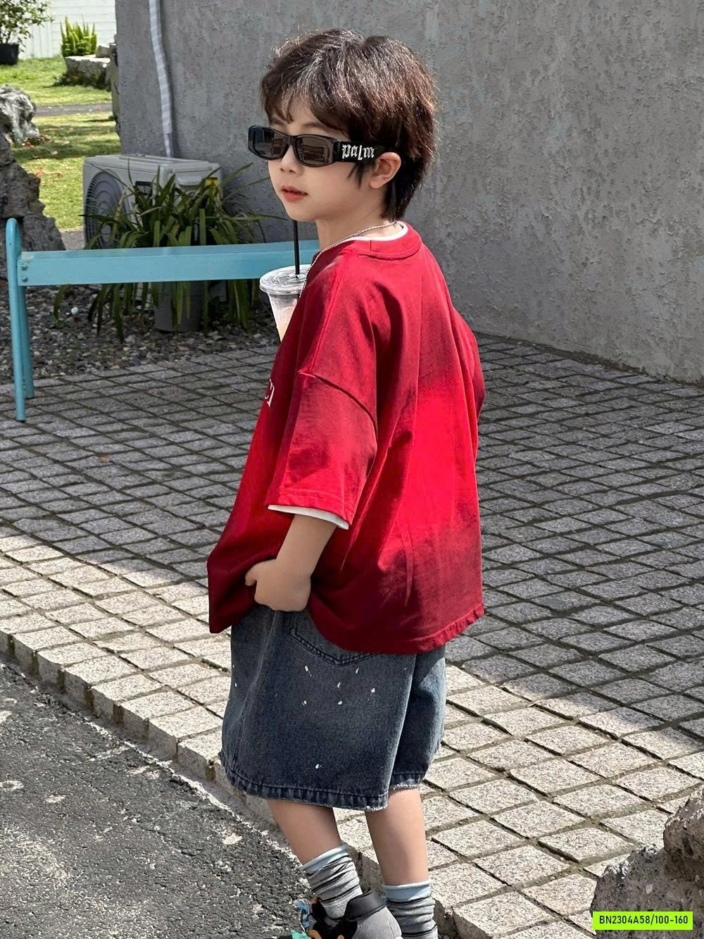 ÁO THUN ĐỎ LOANG SỐ 09 AFTE