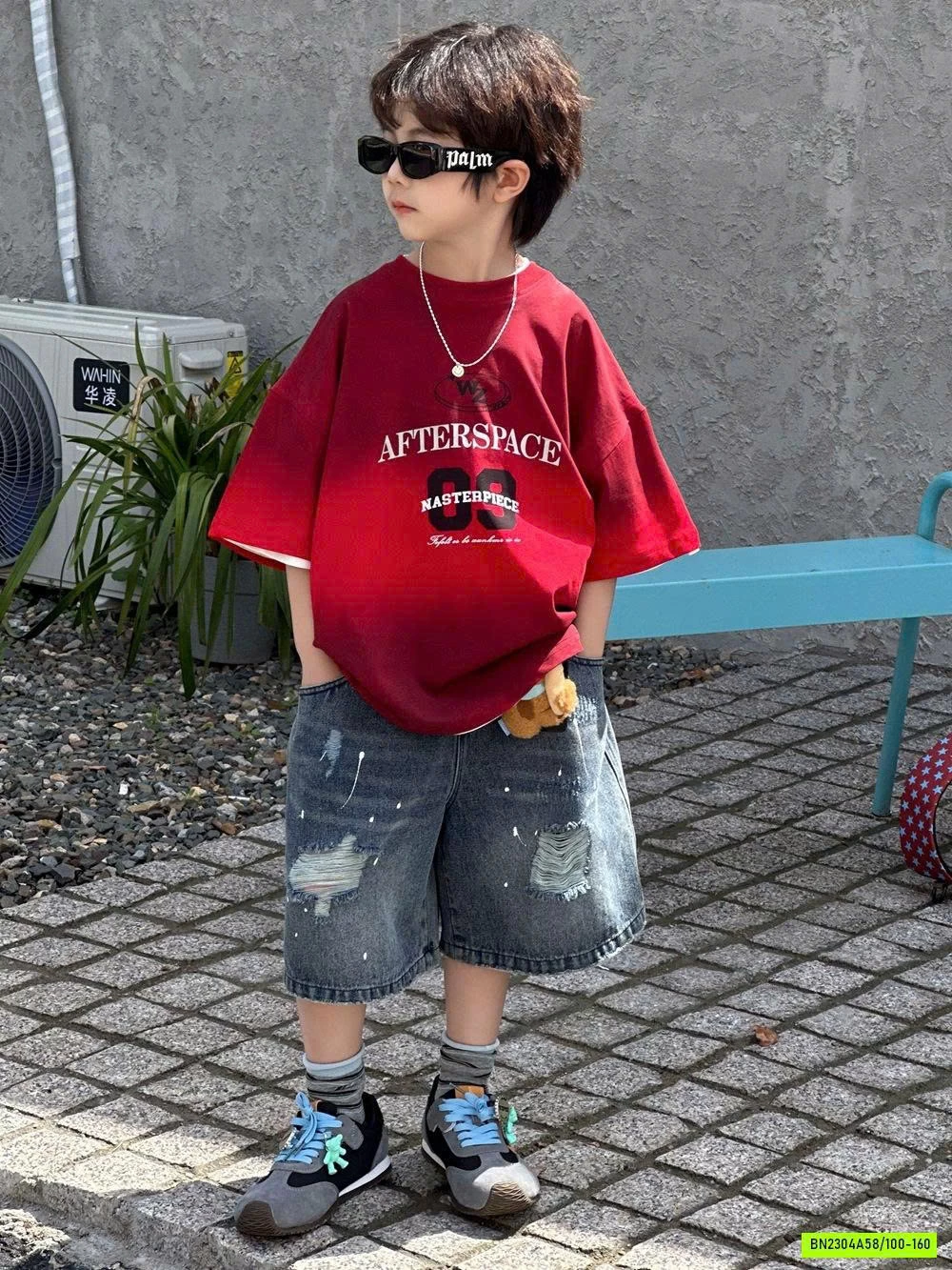 ÁO THUN ĐỎ LOANG SỐ 09 AFTE