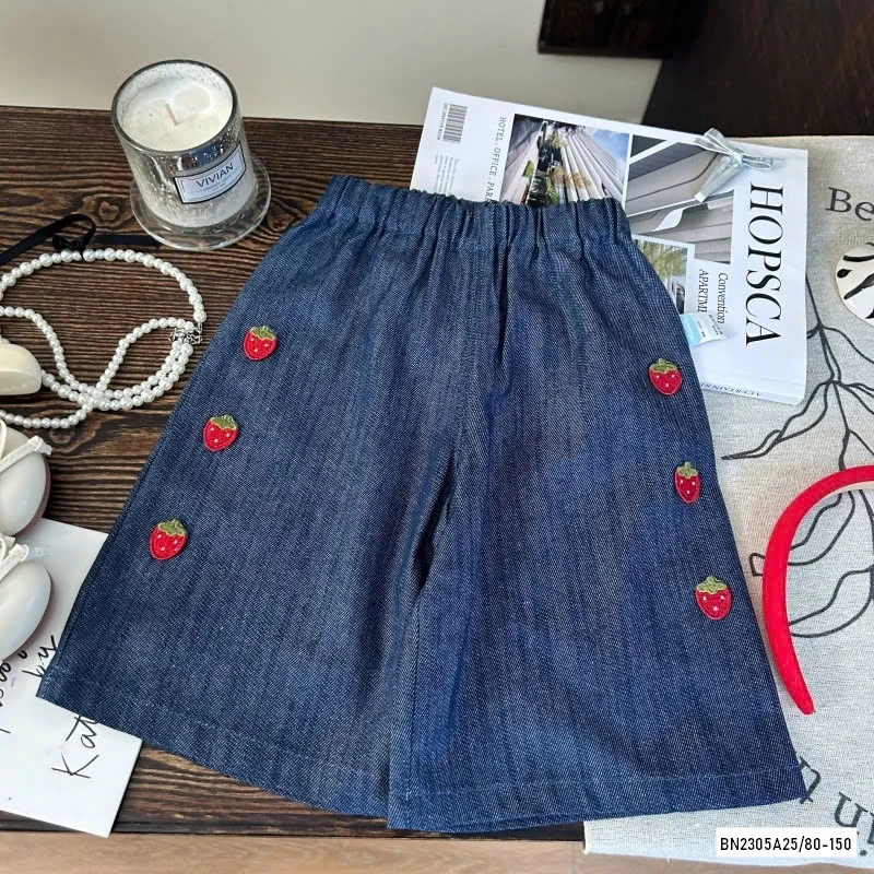 ÁO DỆT MIX QUẦN SUÔNG DÂU TÂY