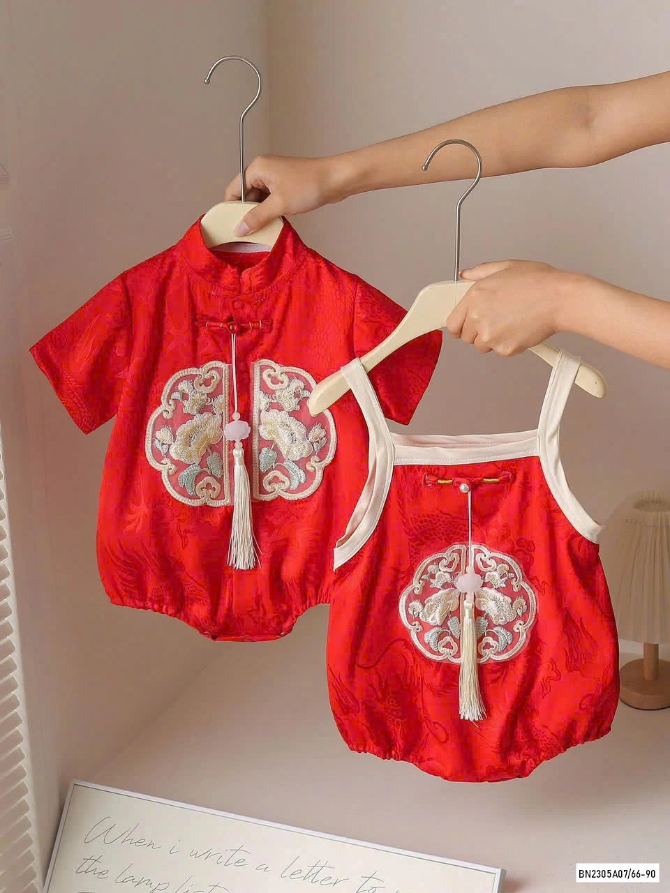 BODY ĐỎ THÊU TRUNG HOA