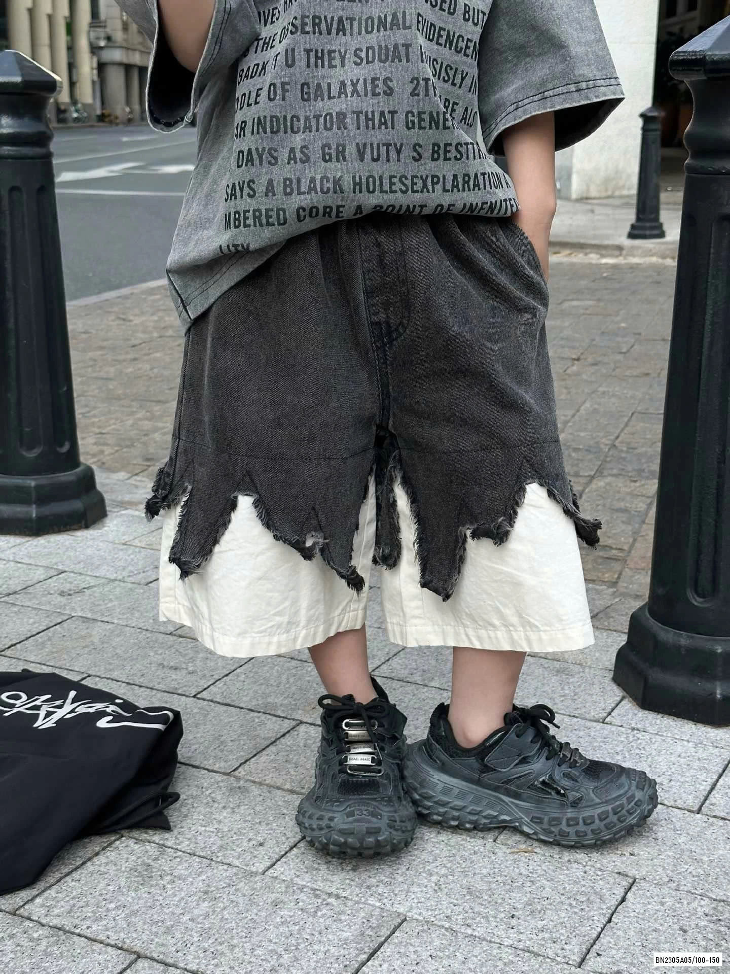 SHORT JEANS PHỐI 2 LỚP