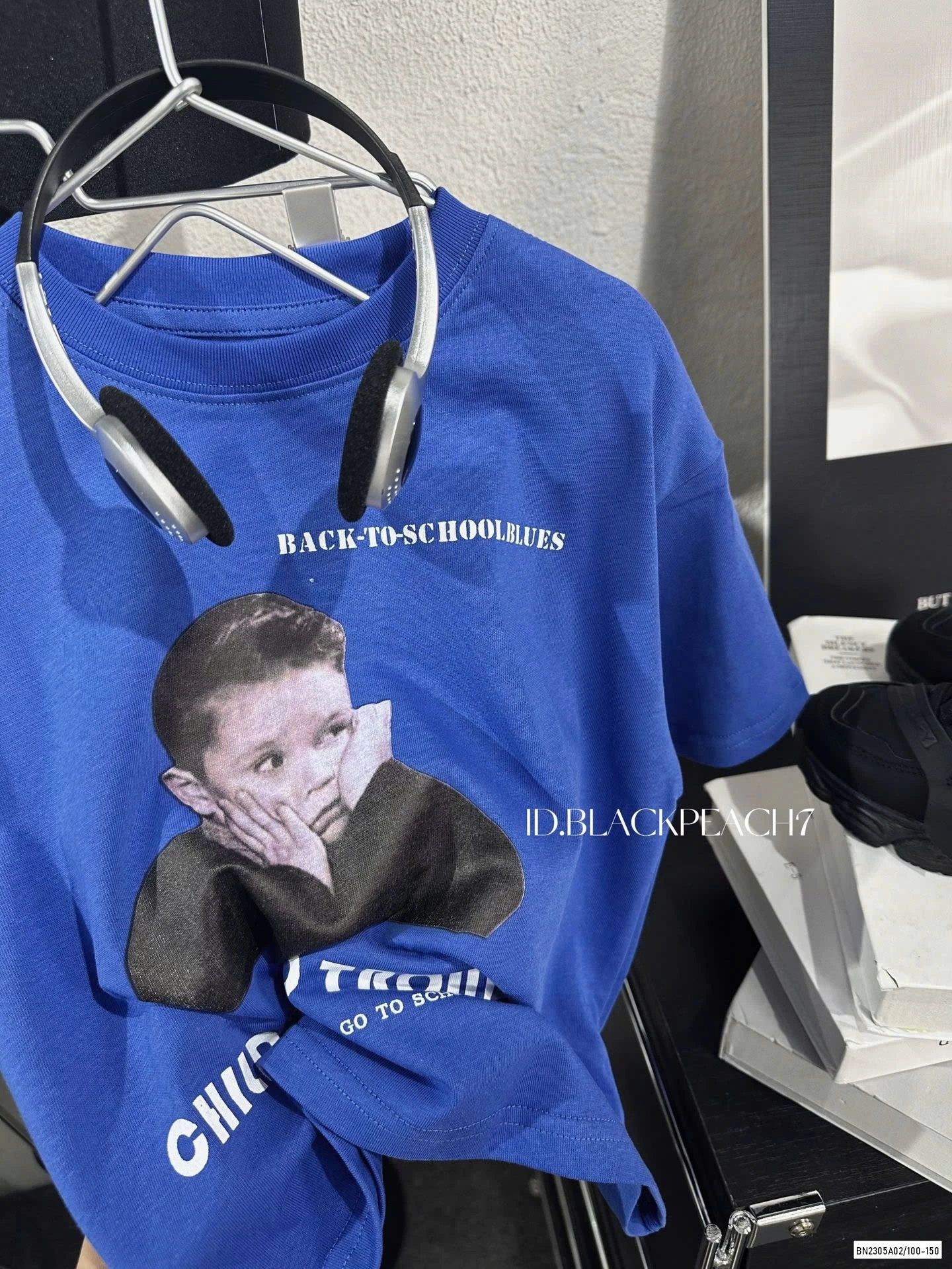 ÁO XANH MIX SHORT ĐEN TÚI HỘP