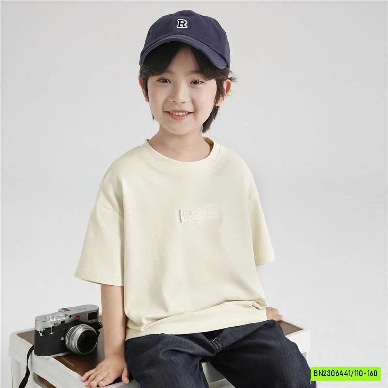 ÁO THUN THÊU CHỮ BRAVE