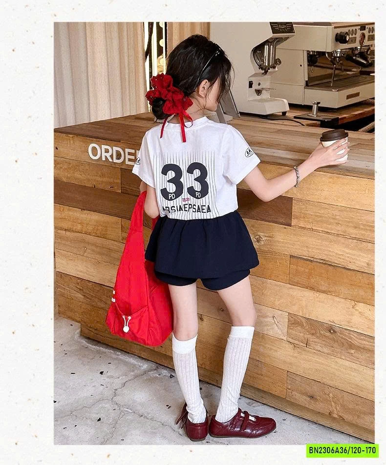 SÉT ÁO THUN SỌC MIX QUẦN VÁY