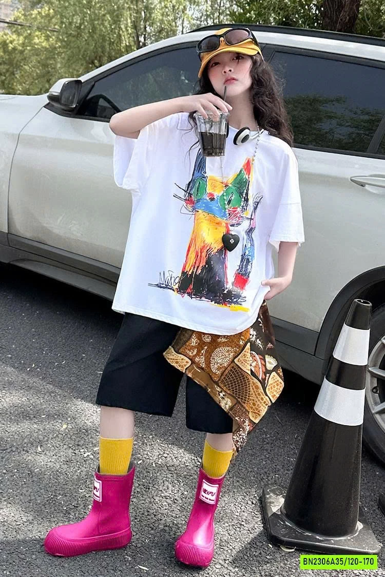 ÁO THUN TRANH MÈO SZ ĐẠI