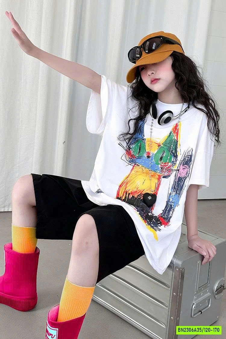 ÁO THUN TRANH MÈO SZ ĐẠI