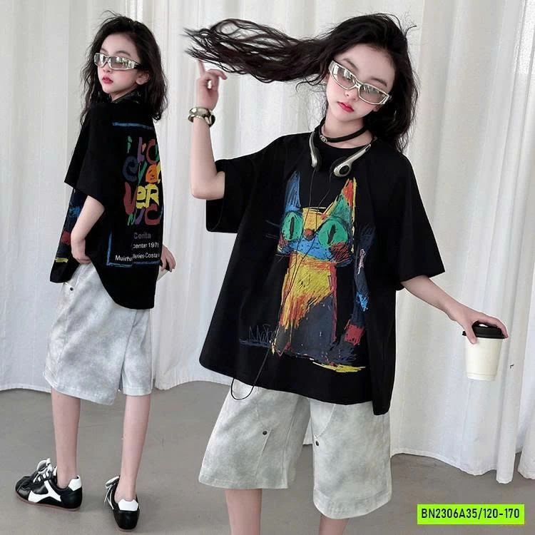 ÁO THUN TRANH MÈO SZ ĐẠI