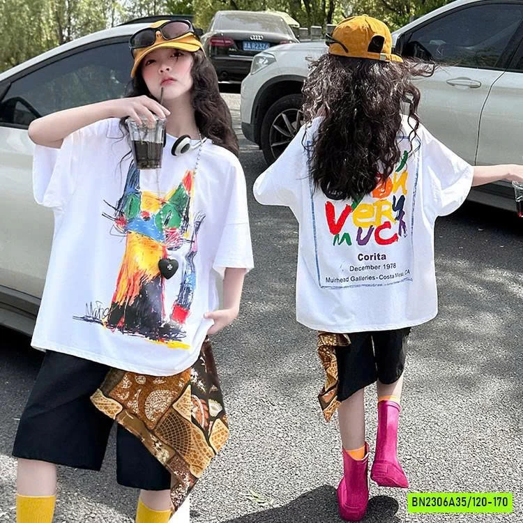 ÁO THUN TRANH MÈO SZ ĐẠI