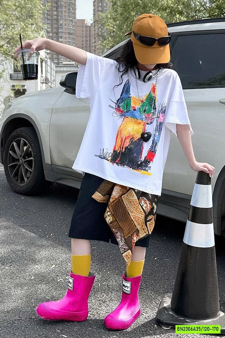 ÁO THUN TRANH MÈO SZ ĐẠI