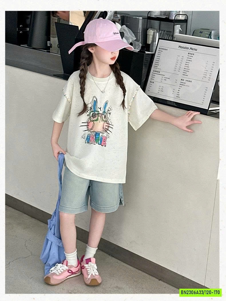 SÉT ÁO THỎ MIX JEANS LỬNG