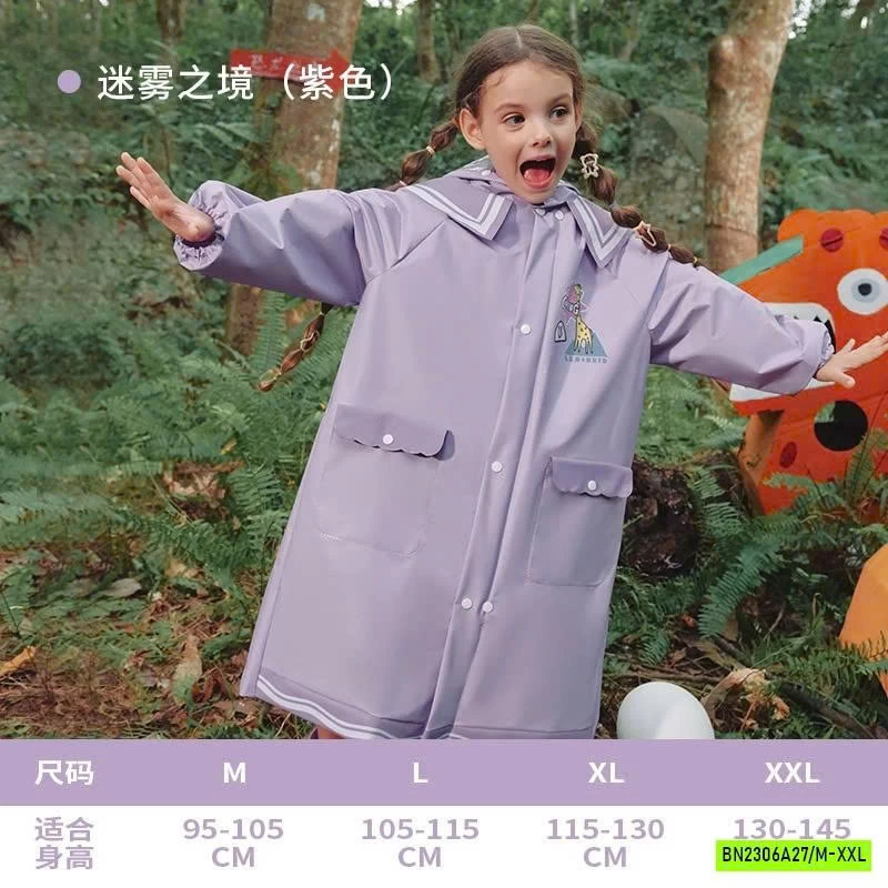 ÁO MƯA TRÙM BALO ĐI HỌC CHO BÉ