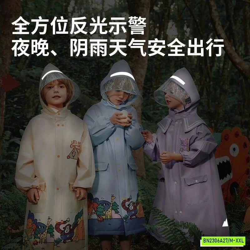 ÁO MƯA TRÙM BALO ĐI HỌC CHO BÉ