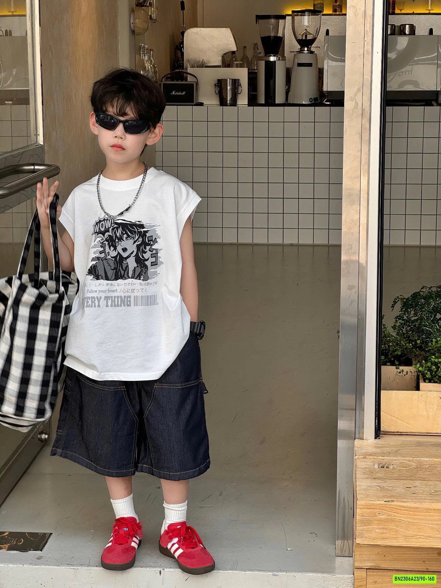 TANKTOP TRẮNG MIX JEANS LỬNG