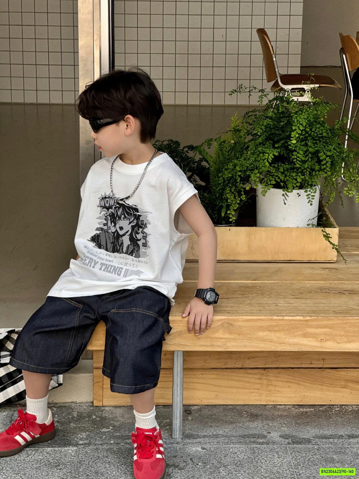 TANKTOP TRẮNG MIX JEANS LỬNG