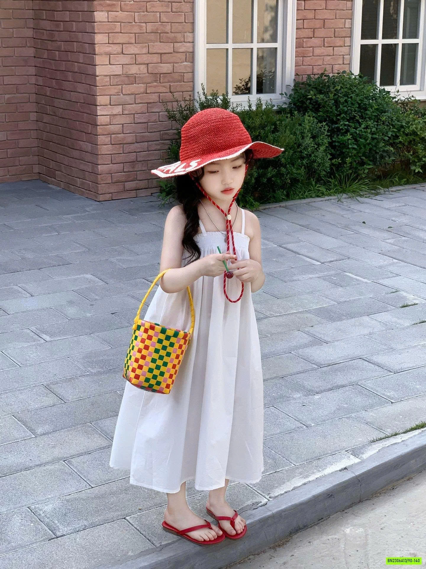 VÁY MAXI 2 DÂY TRẮNG XINH XẮN