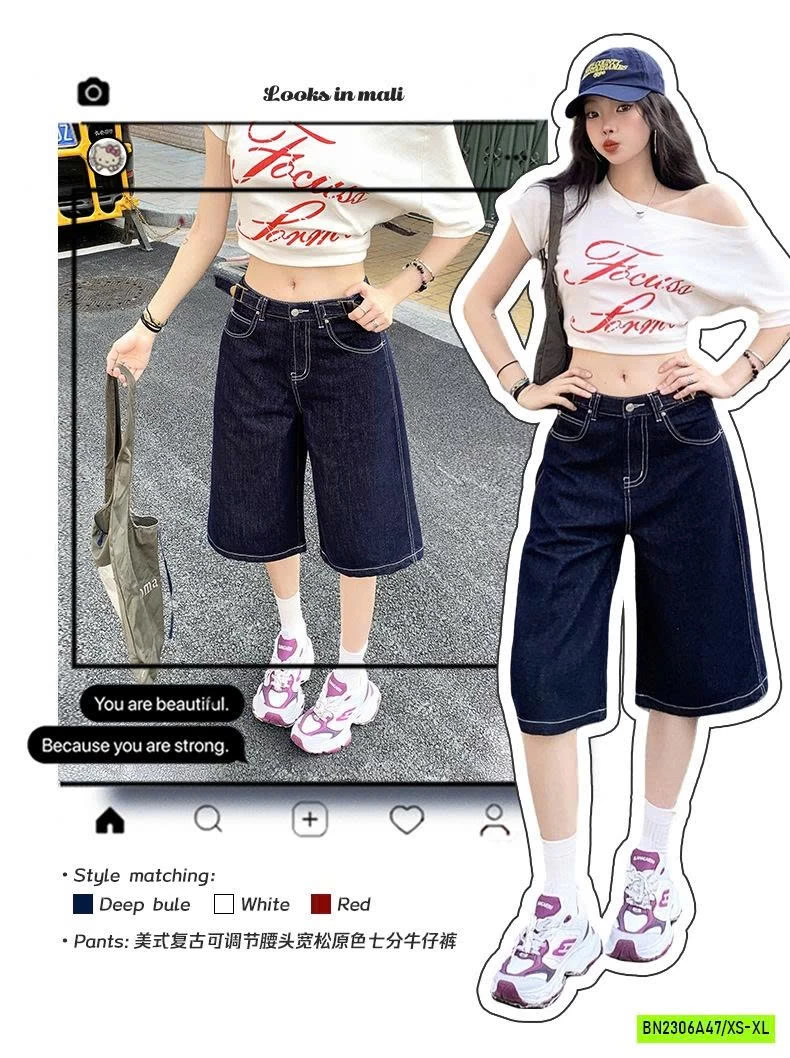 JEANS LỠ CẠP CAO CAO CẤP