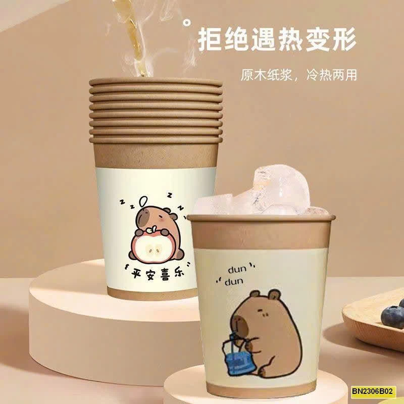 SET 100 CỐC GIẤY Capybara