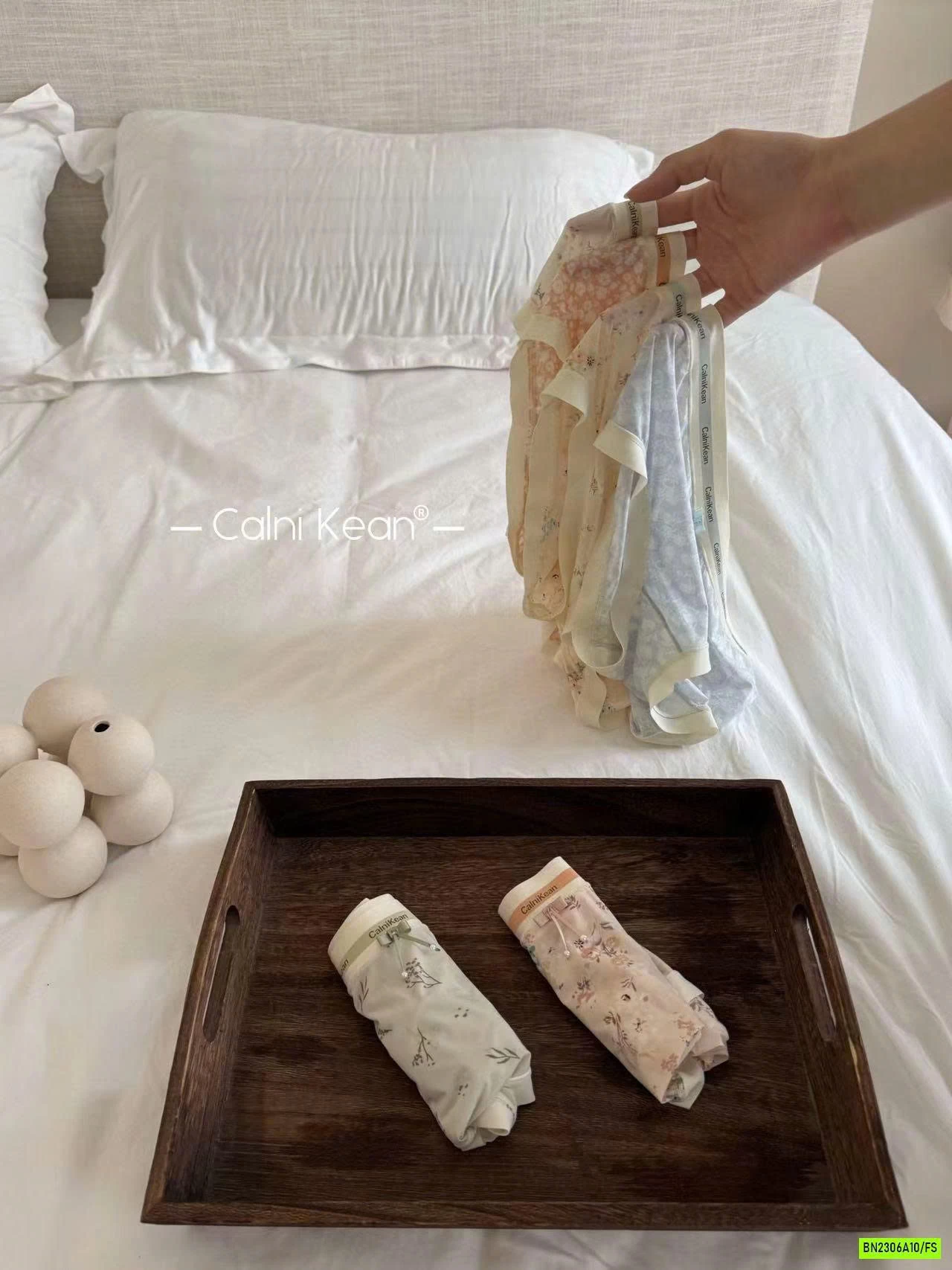 SÉT 6 CHIP BĂNG LỤA HOA