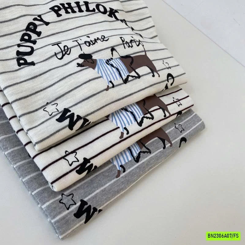 ÁO THUN KẺ CÚN CON