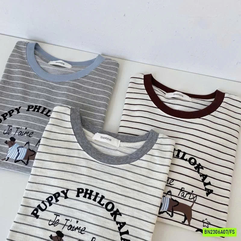 ÁO THUN KẺ CÚN CON